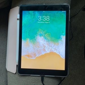 iPad Pro Tablet with Apple Pencil and Case